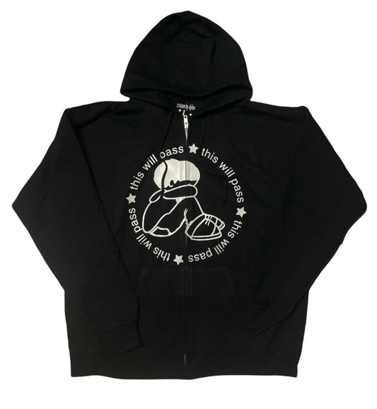 This Will Pass Zip - Up Hoodie