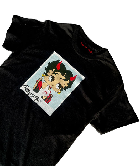 Betty Boop Devil Photo T - Shirt